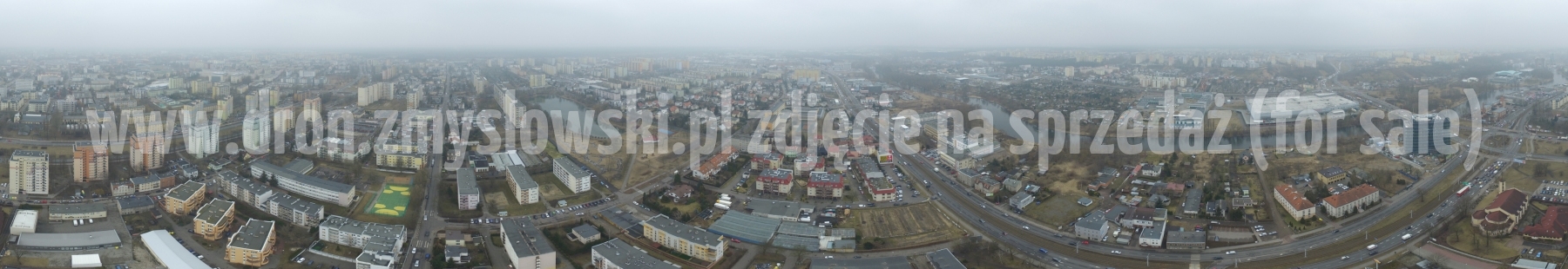 Bydgoszcz - rondo Fordońskie & restauracja Gerwazy z drona - 2018