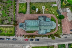 Czernikowo - kościół pw. św. Bartłomieja Apostoła z lotu ptaka - 2022