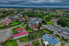Czernikowo - kościół pw. św. Bartłomieja Apostoła z lotu ptaka - 2022