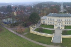 Ostromecko - Pałac w Ostromecku z lotu ptaka - lipiec 2016