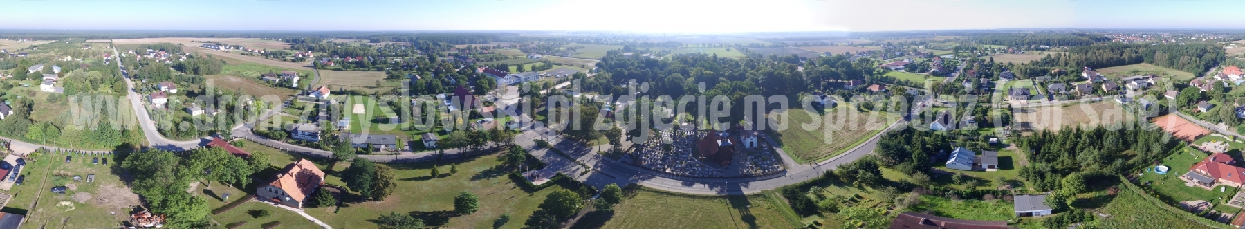kościół w Żołędowie z drona - 2016